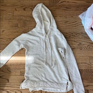 cream hoodie